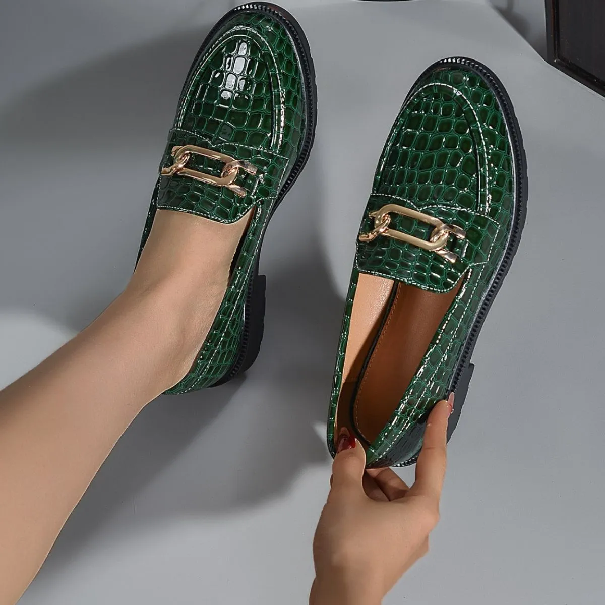 Round Toe Flats Loafers