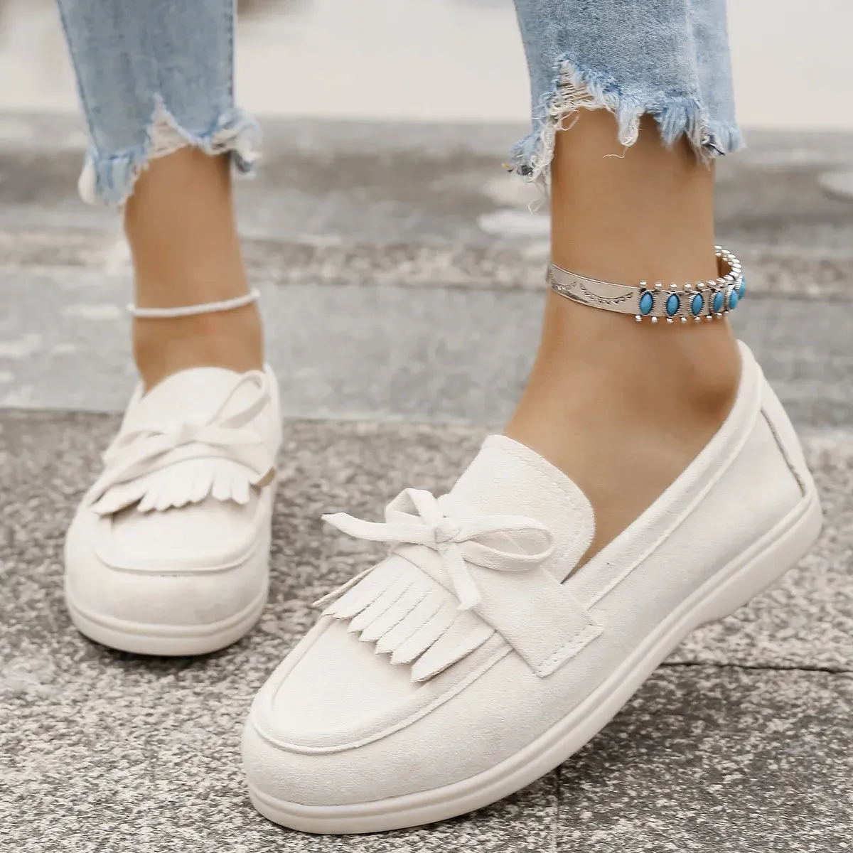 Round Toe Flats Loafers