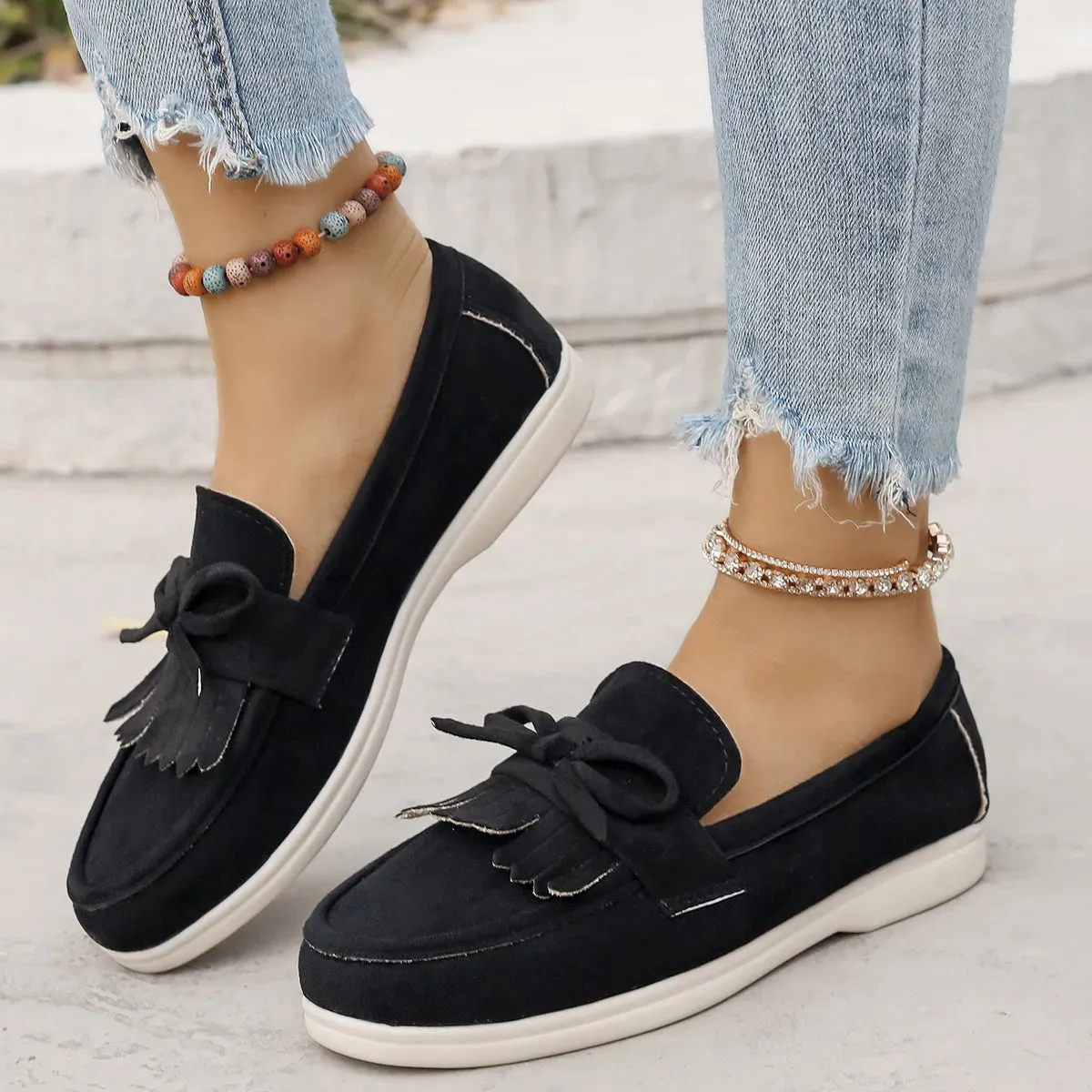 Round Toe Flats Loafers