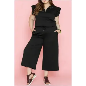Ruffled Sleeve Quarter Zip: Finally, Pants that Fit ! Needful Things 😉