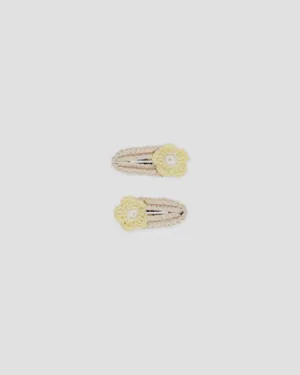 Rylee & Cru - Crochet Clips - Yellow Daisy