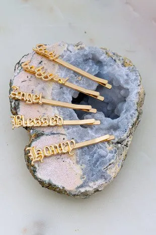 Sassy Gold Hair Pins