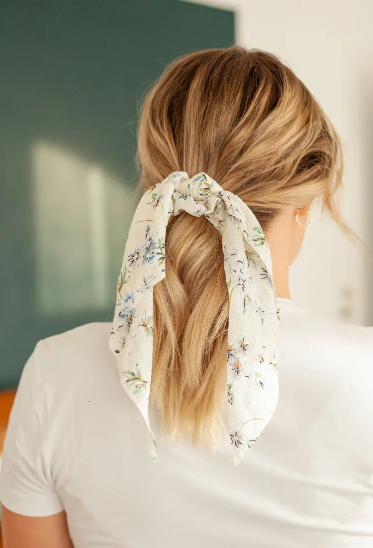 Scarf Hair Scrunchie