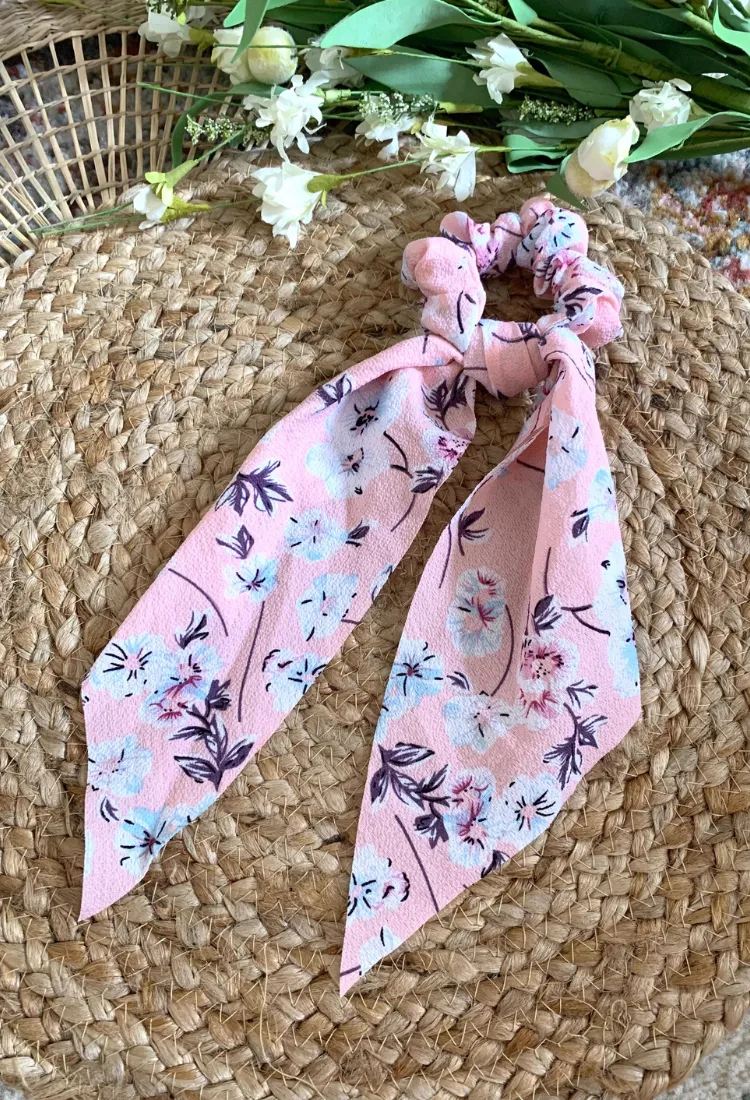Scarf Hair Scrunchie