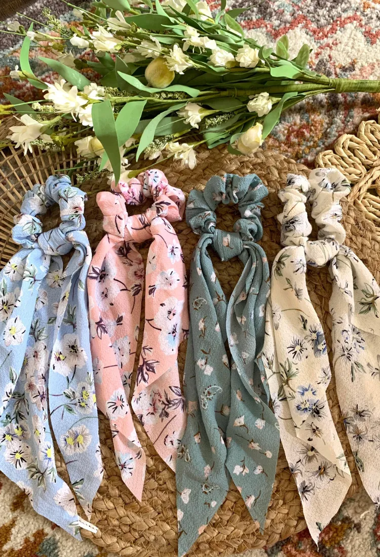 Scarf Hair Scrunchie