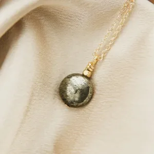 Serbian Natural Pyrite Pendant