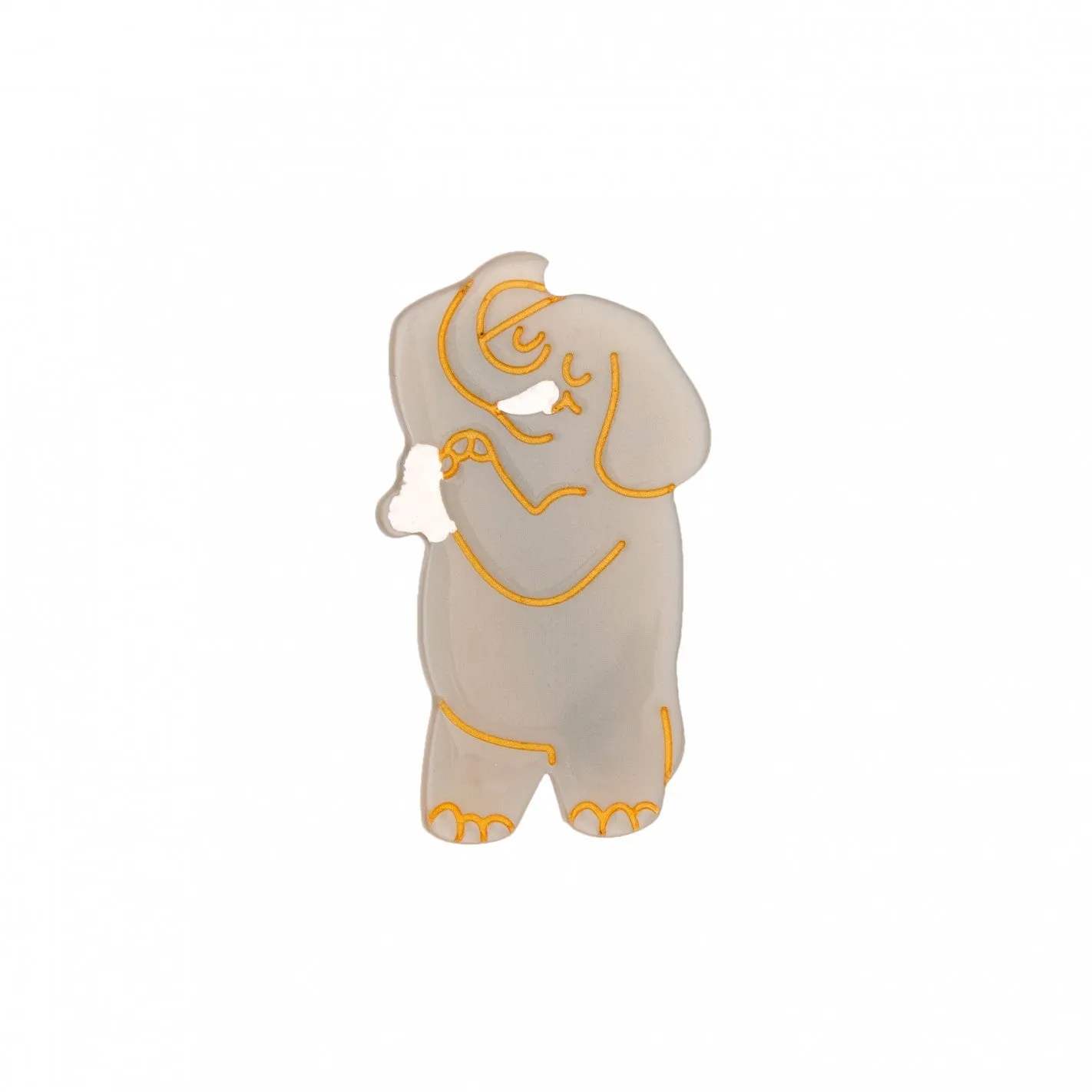 Showering elephant hair clip