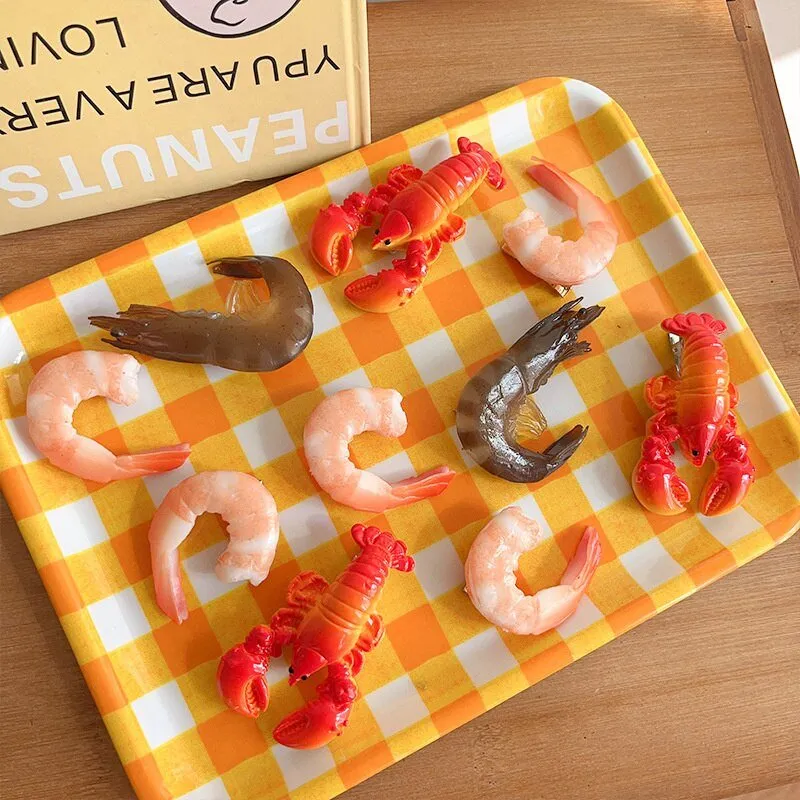 Shrimp Lobster Cartoon Hair Clips