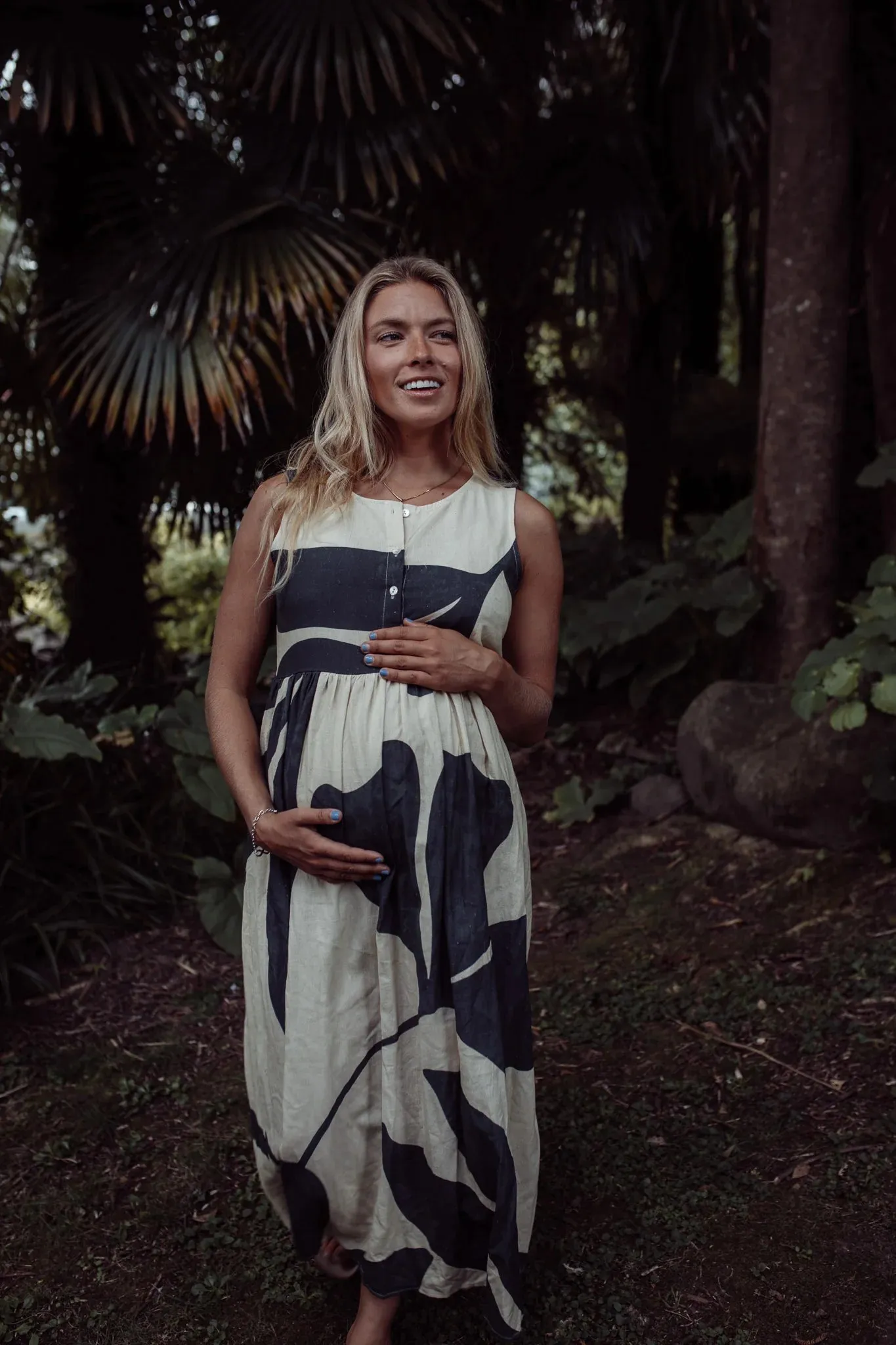 Sienna Dress - Black & Cream