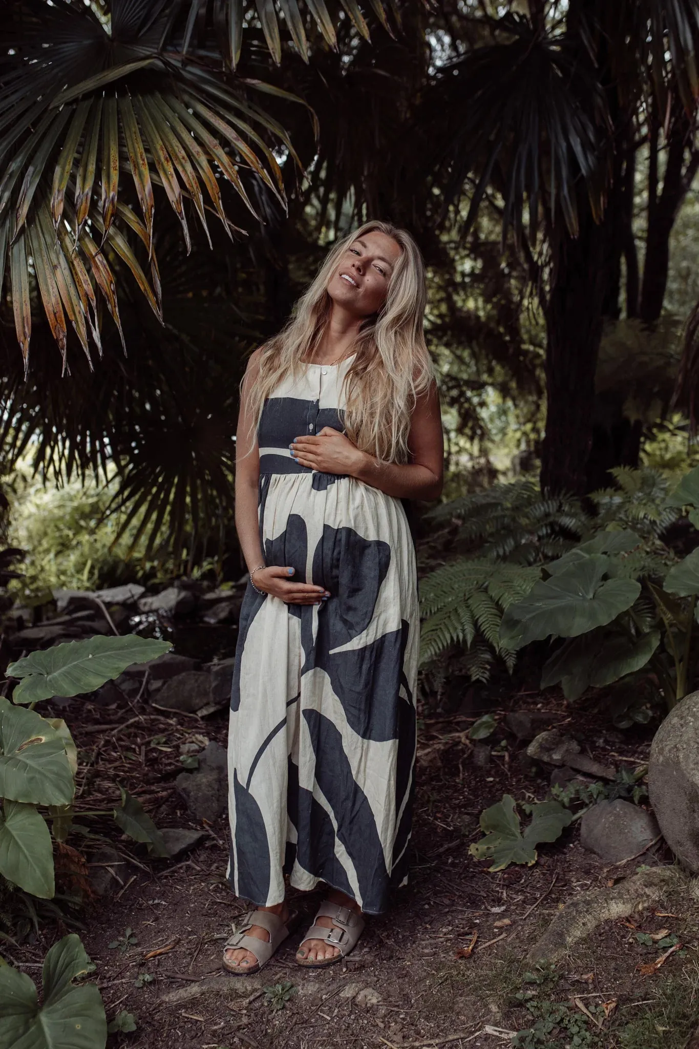 Sienna Dress - Black & Cream