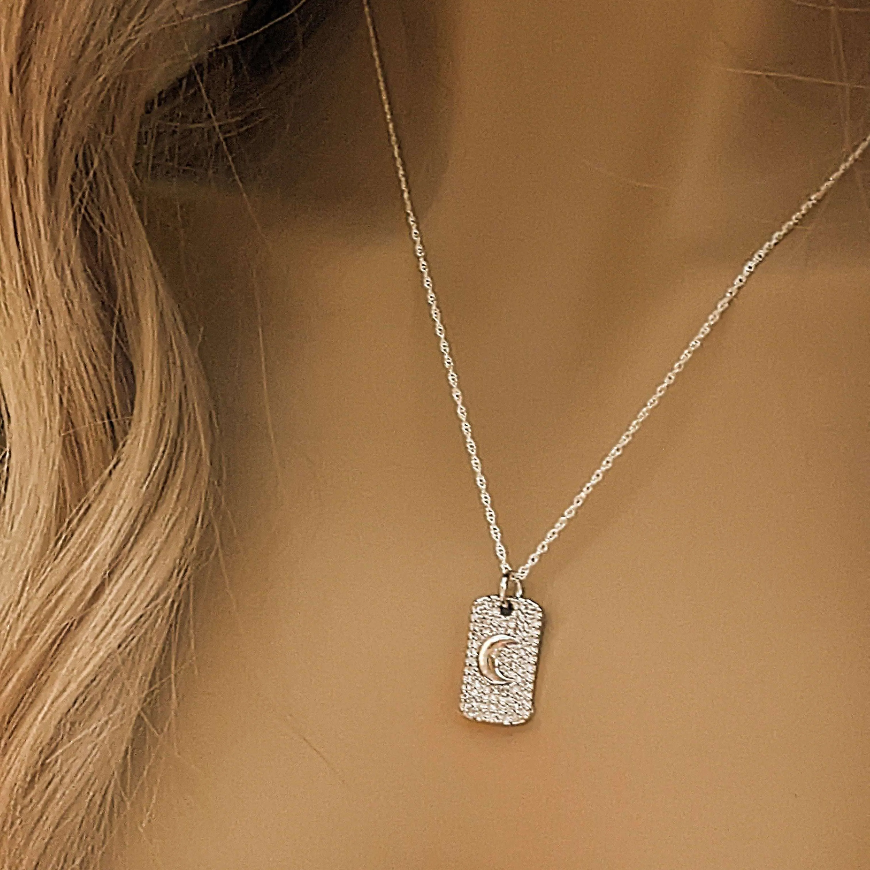 Silver Sunburst Layered Necklace Set