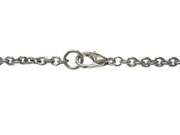 Silver Toned Textured Goat Pendant Necklace