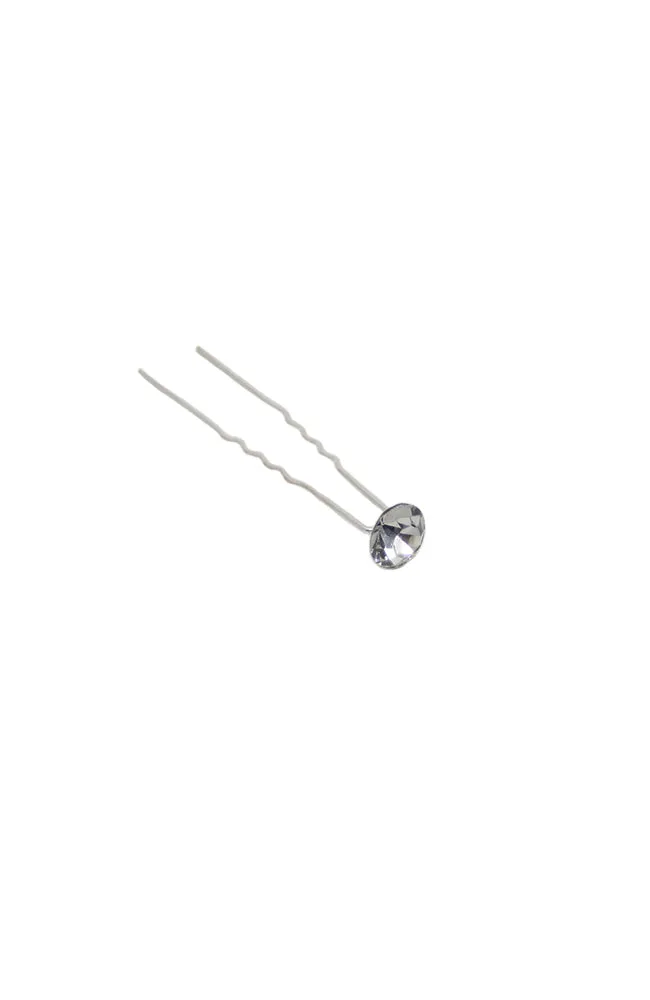 Single Rhinestone Bun Pin