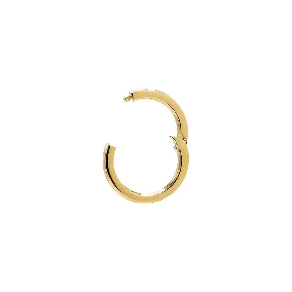 Small Round Charm Connector Clasp 14K