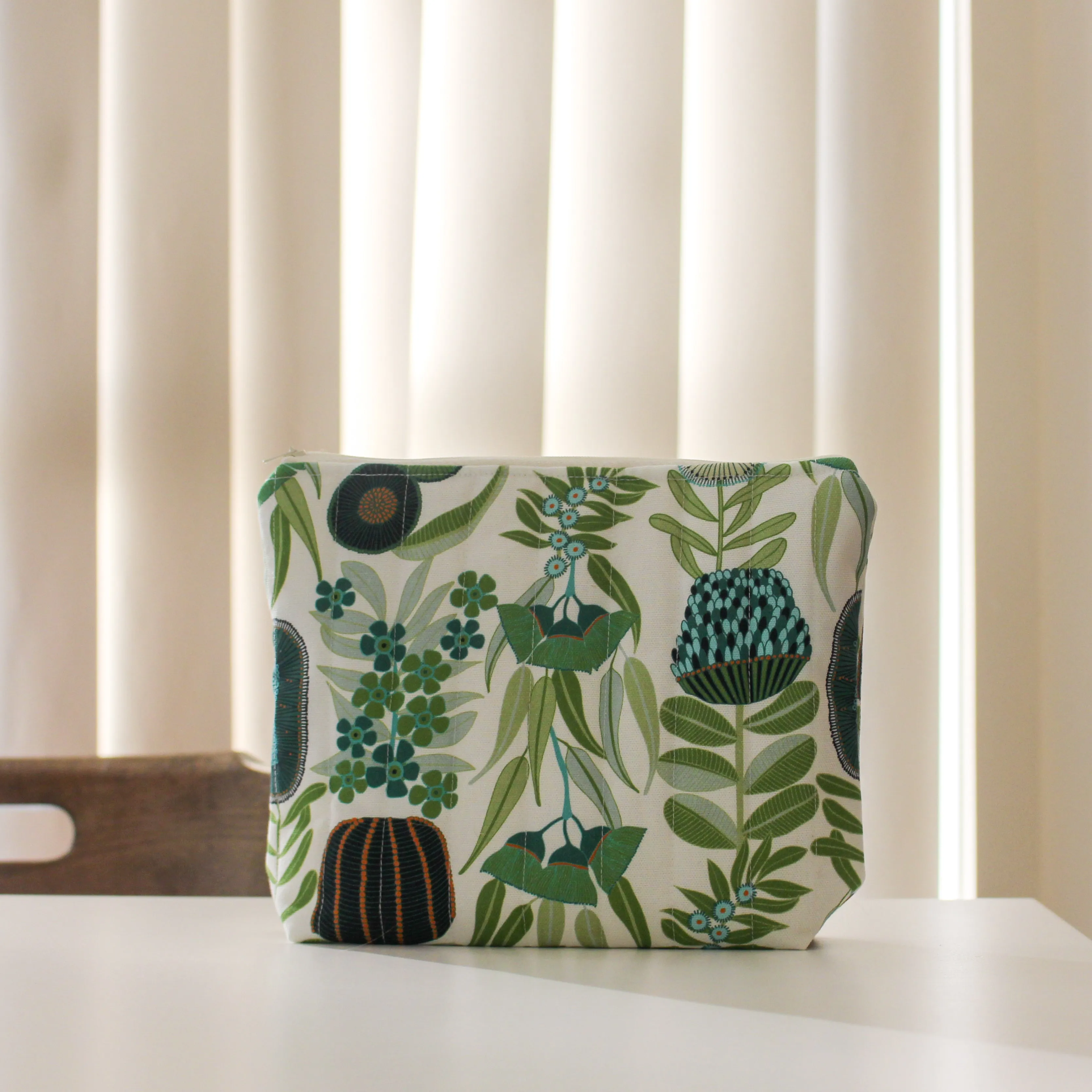 SOCK WEEK 2024 - Native Blooms Zipper Bag