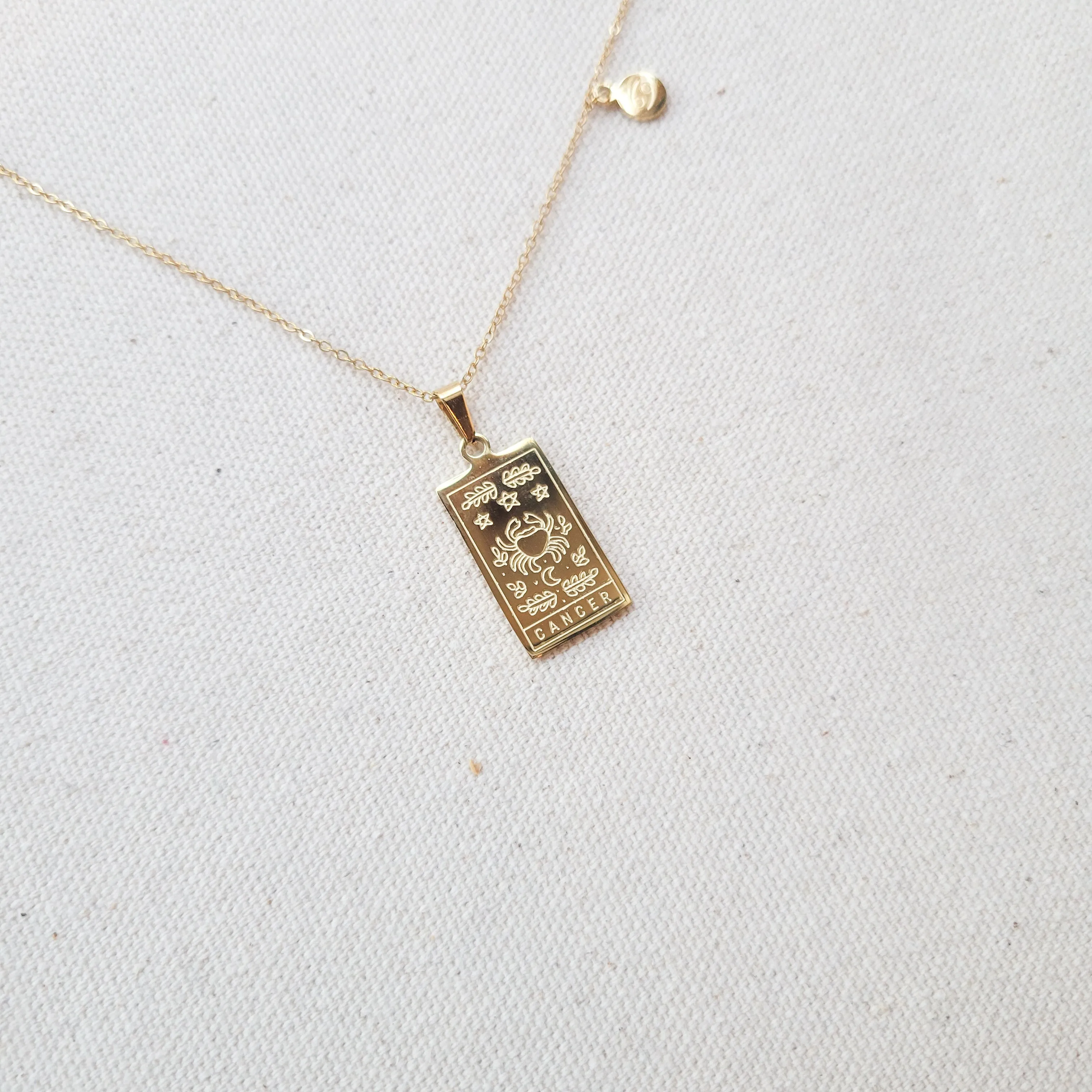 Square Zodiac Necklaces