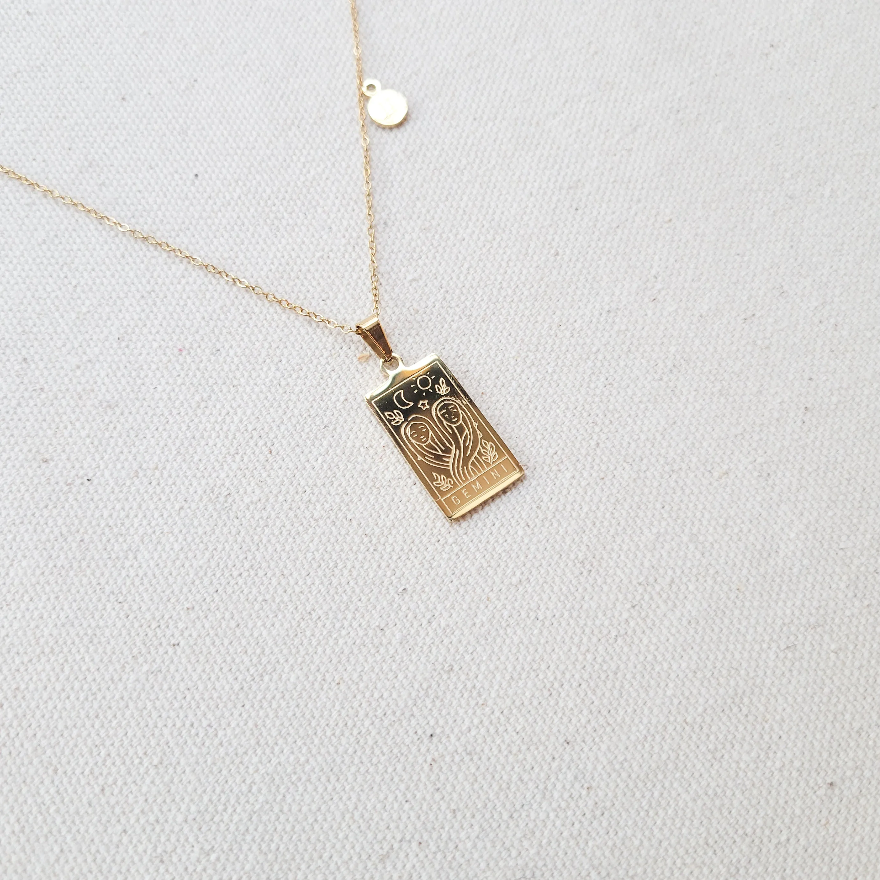 Square Zodiac Necklaces