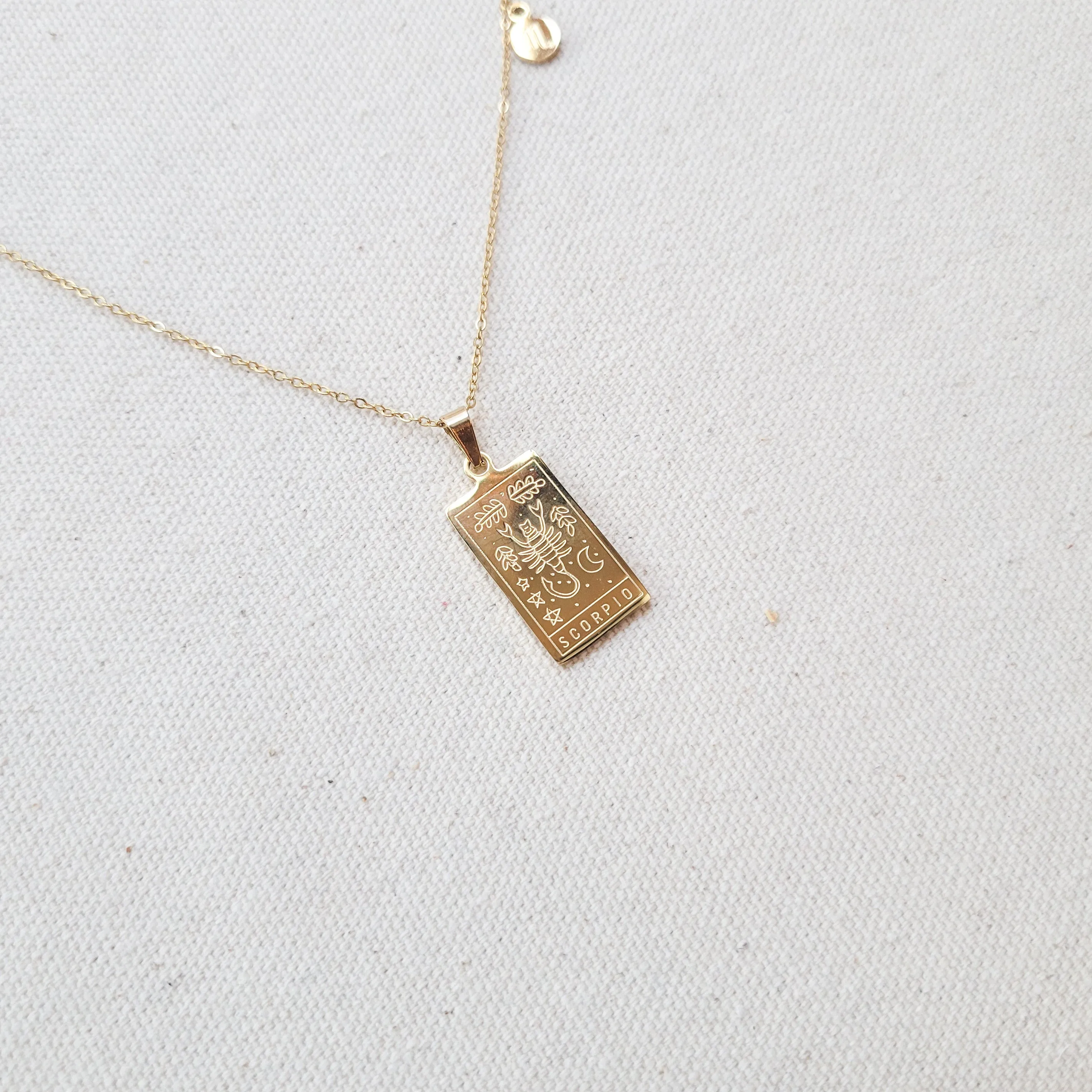 Square Zodiac Necklaces