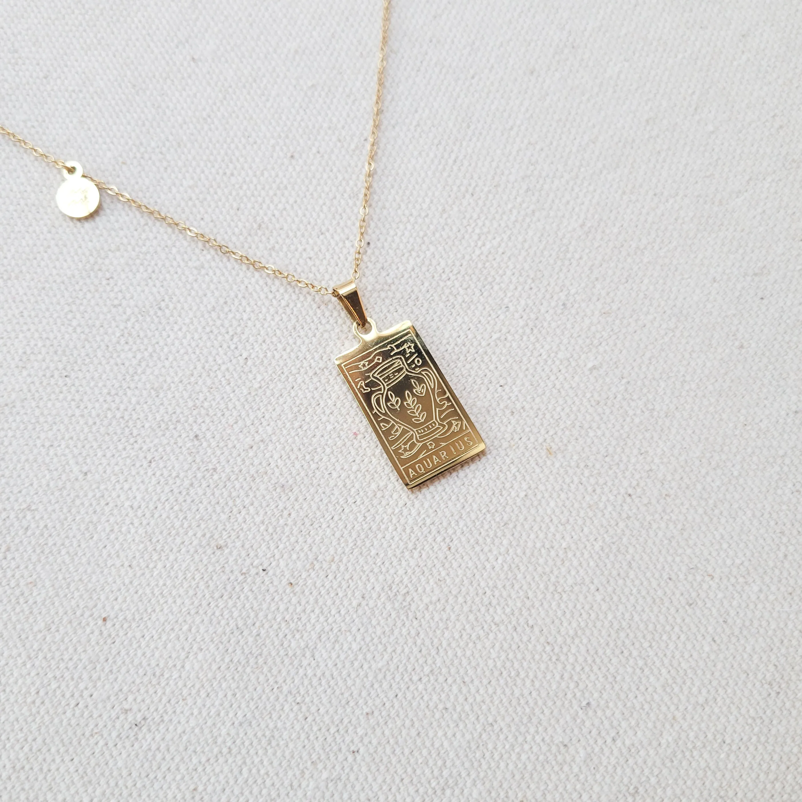 Square Zodiac Necklaces