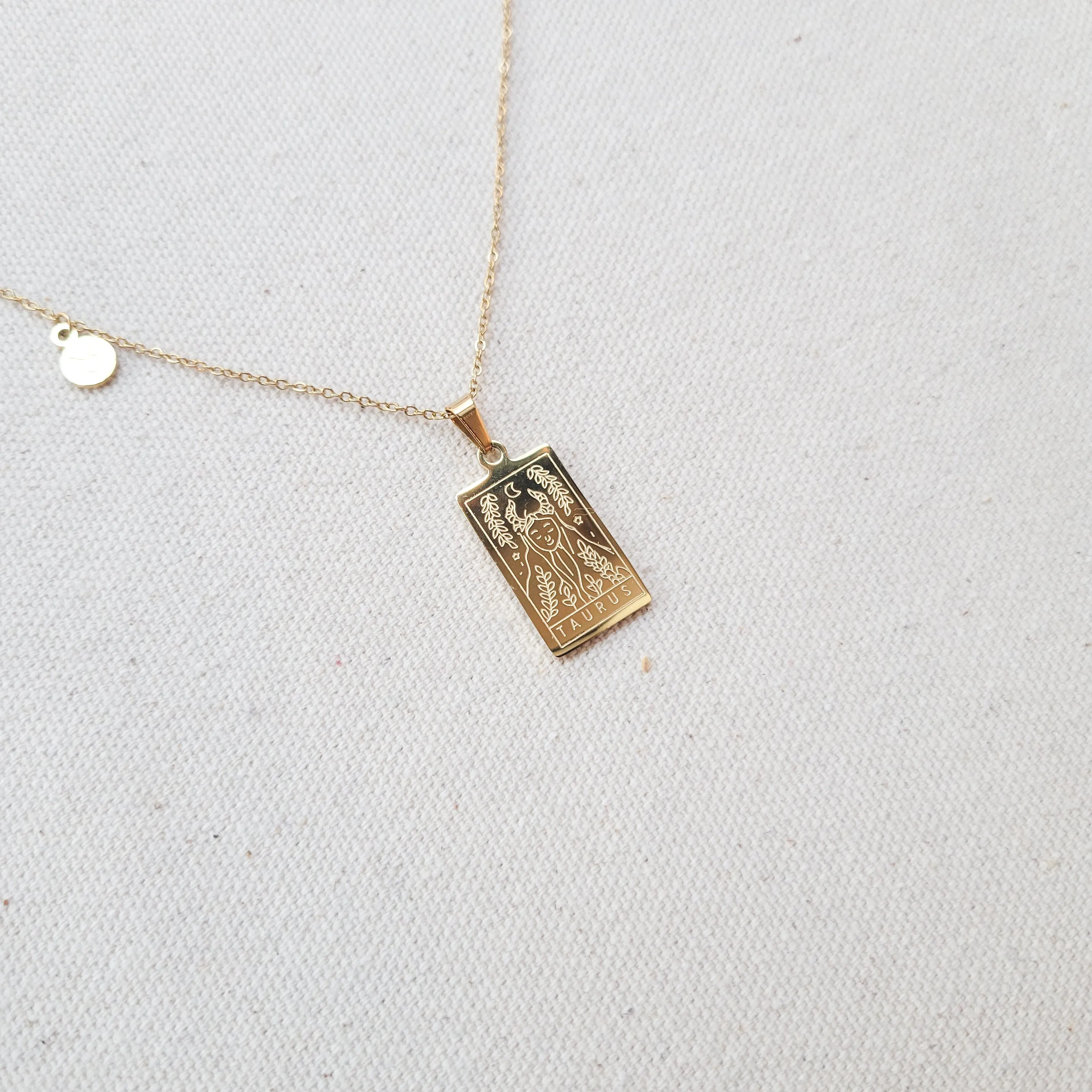 Square Zodiac Necklaces