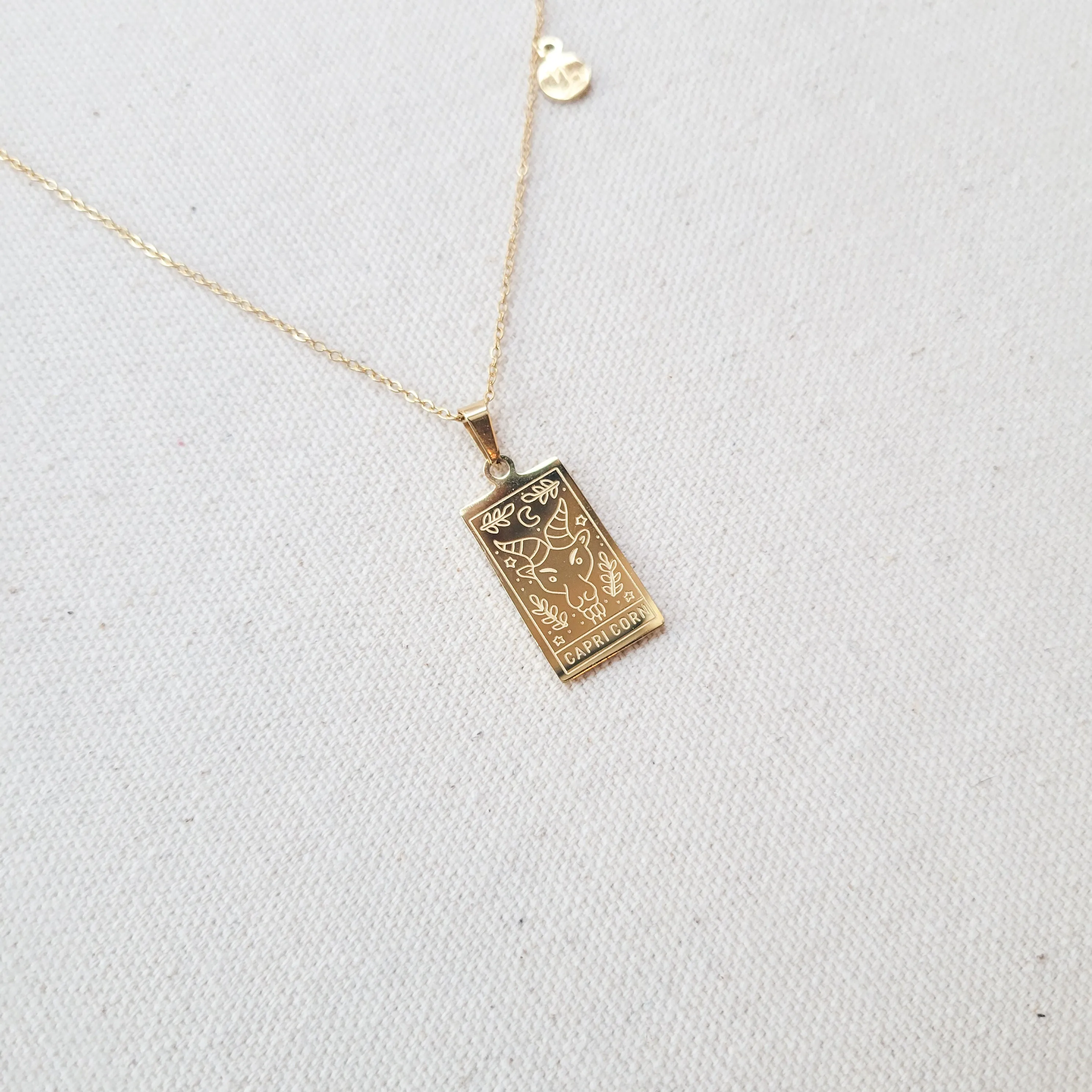 Square Zodiac Necklaces