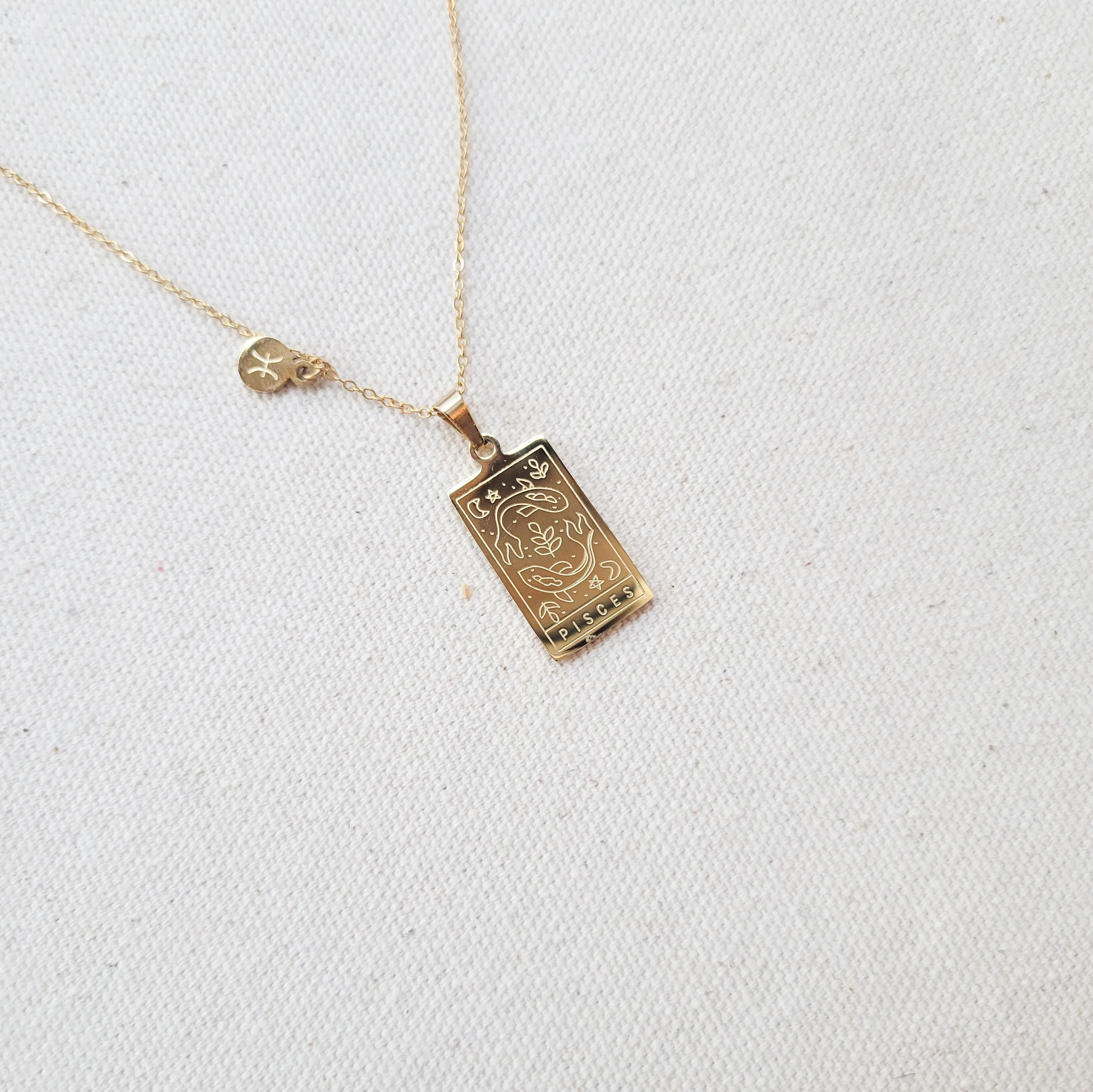 Square Zodiac Necklaces