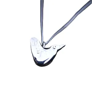St. Kevin's Blackbird Silver Bird Pendant