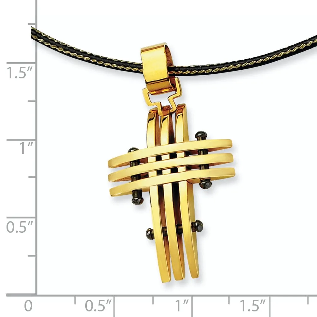Stainless Steel Cross Pendant Necklace
