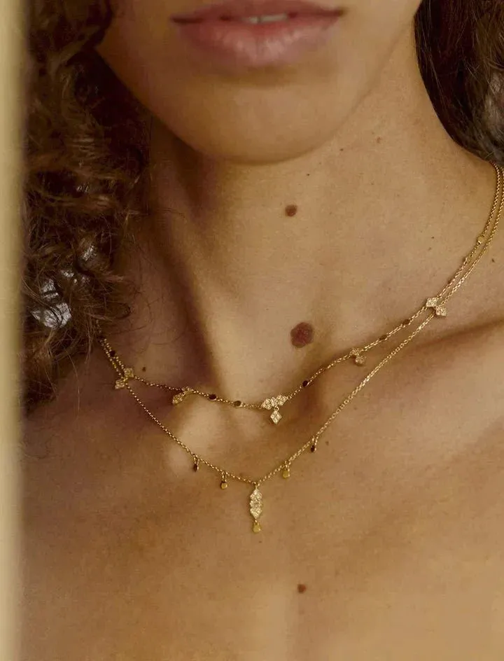 Stone Plein soleil lovely necklace white gold