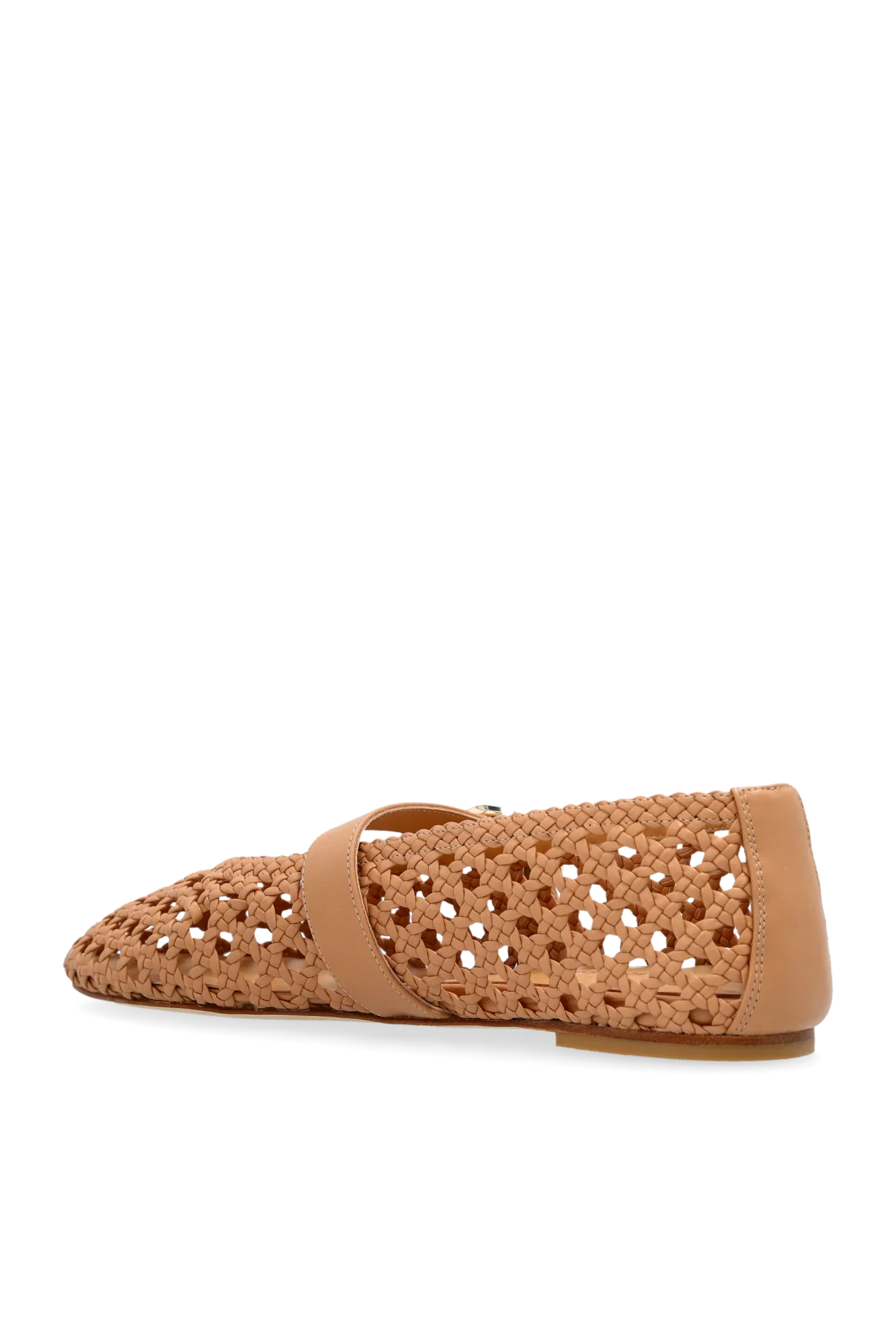 Stuart Weitzman Leather Ballet Flats 'mary Jane'