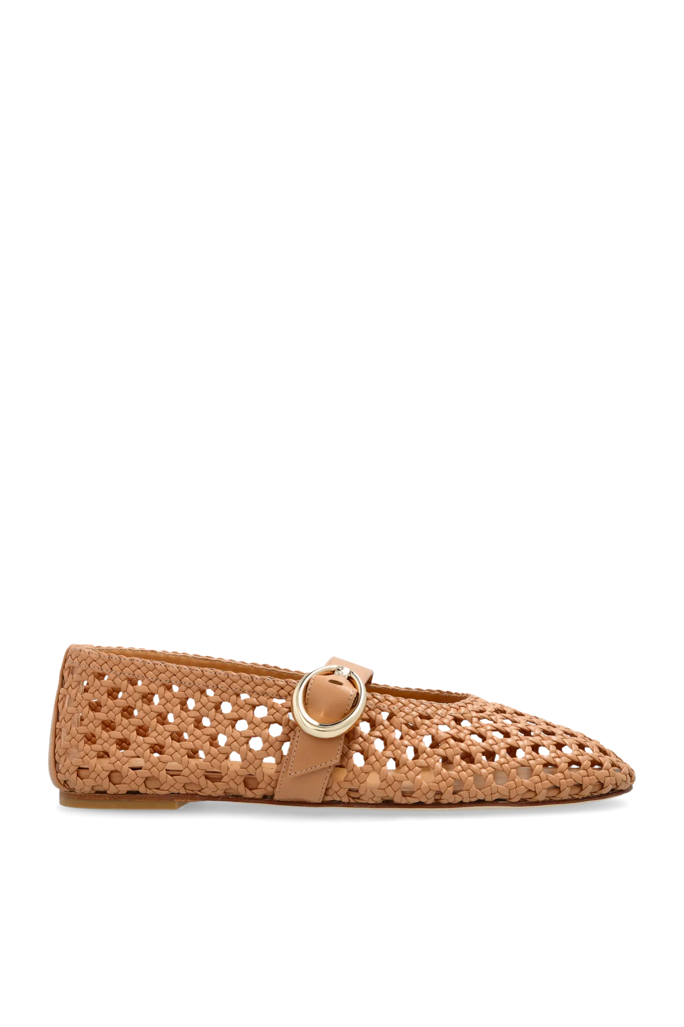 Stuart Weitzman Leather Ballet Flats 'mary Jane'