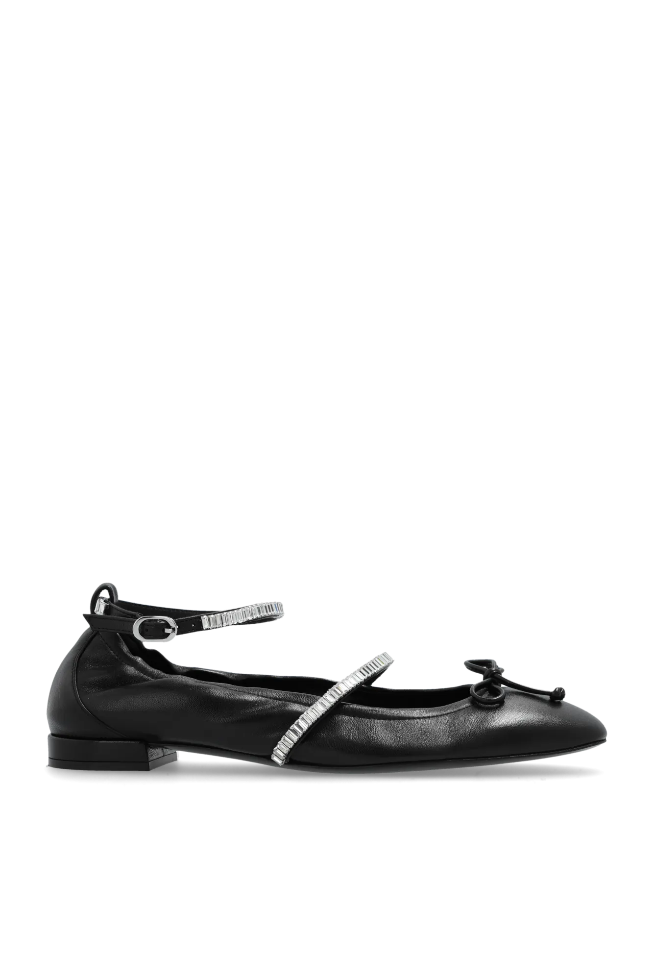 Stuart Weitzman Leather Ballet Flats `stefanie`