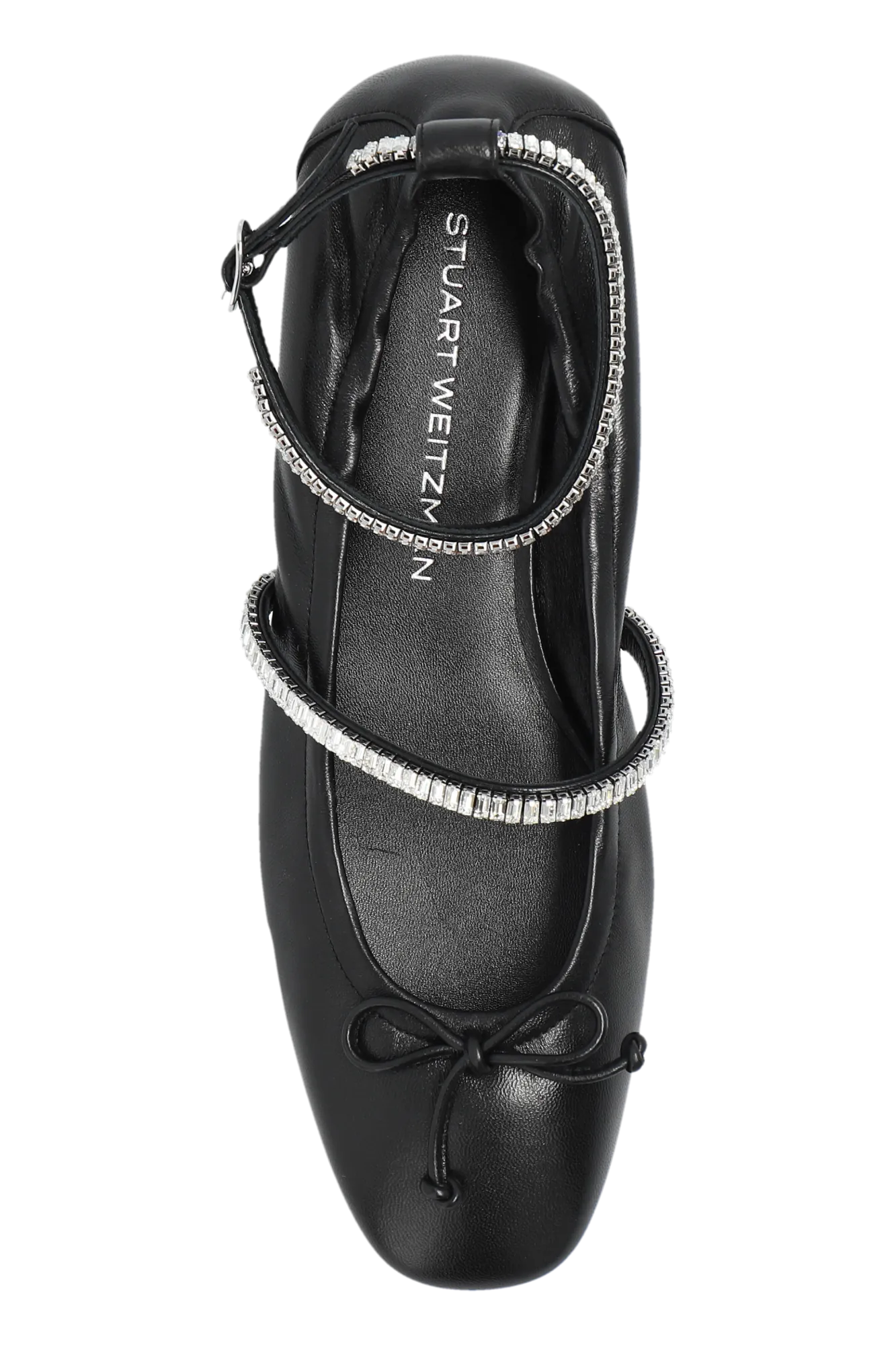 Stuart Weitzman Leather Ballet Flats `stefanie`