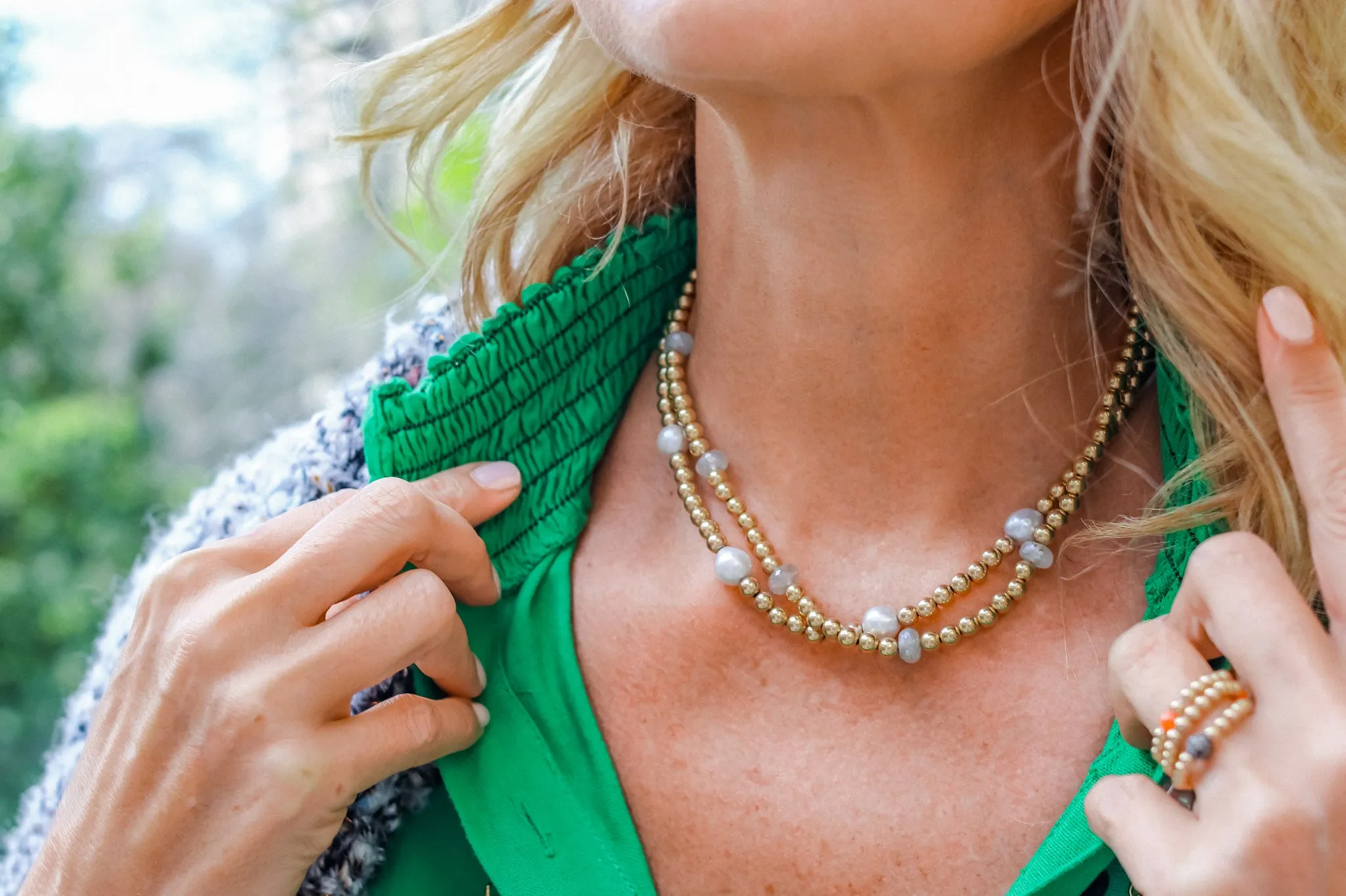 Styled Set: Two Gold-Filled Necklaces