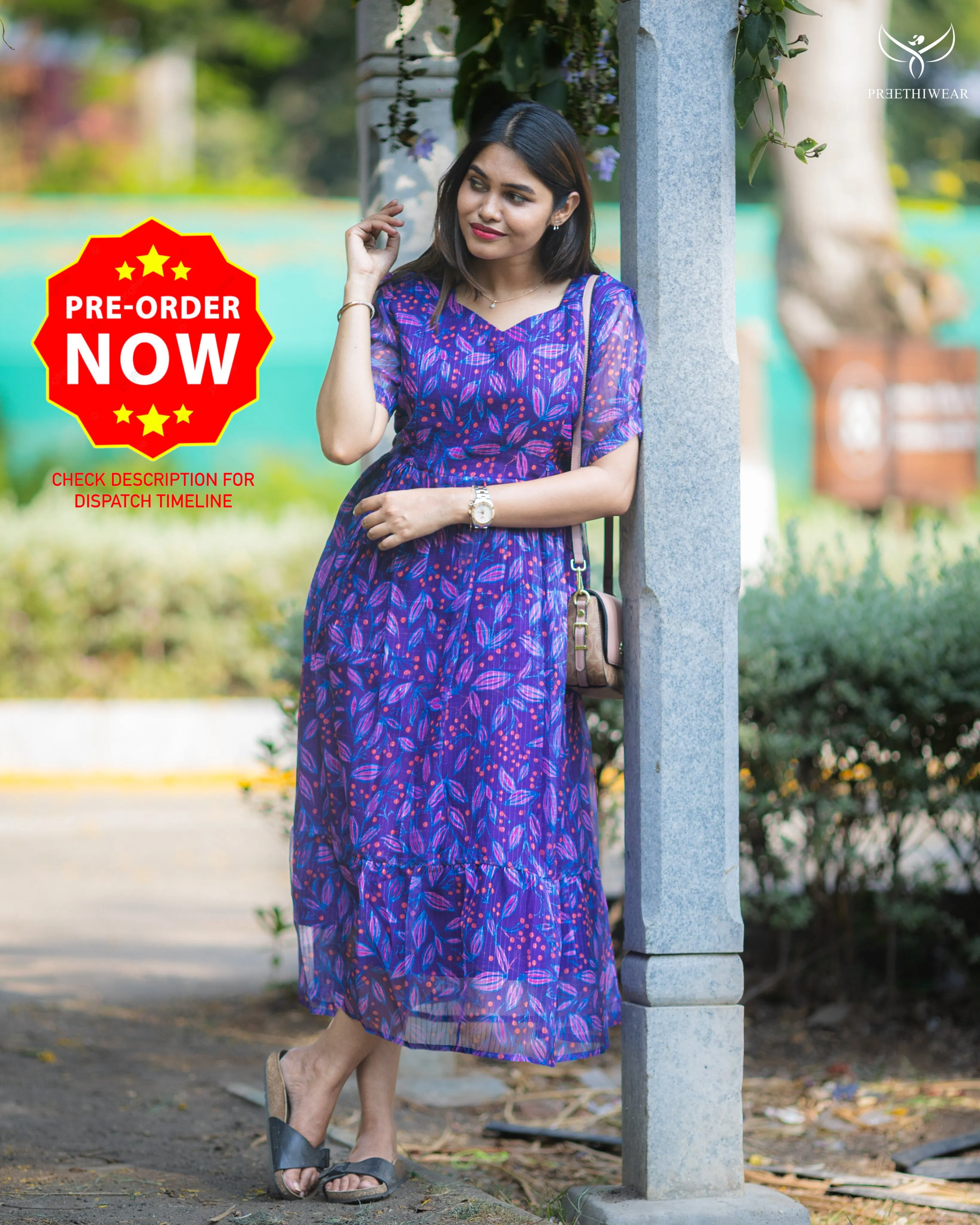 Suchitha Maternity Dress (PREORDER-JUNE15)