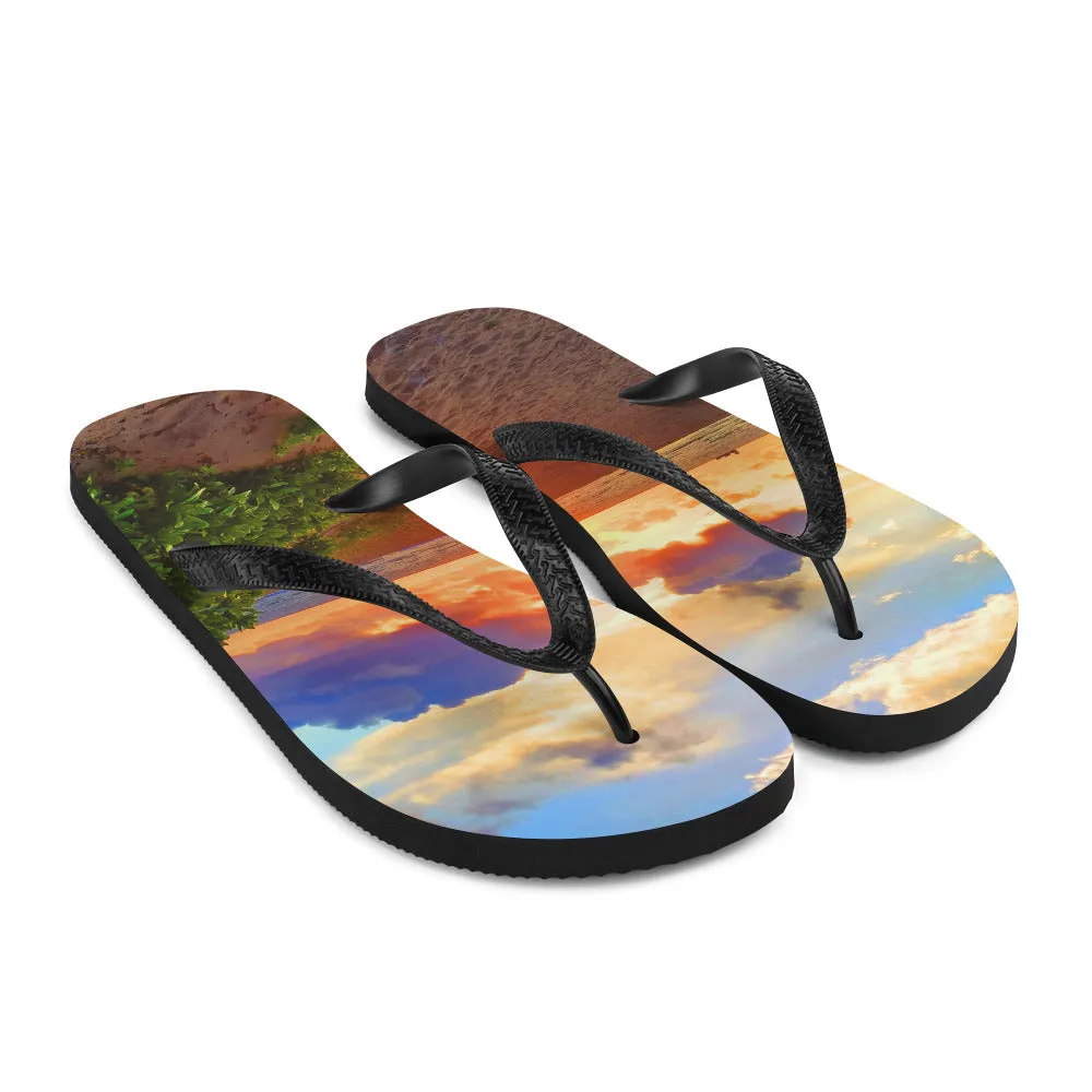 Sunrise Soles Flip Flops: Step into Florida's Dawn