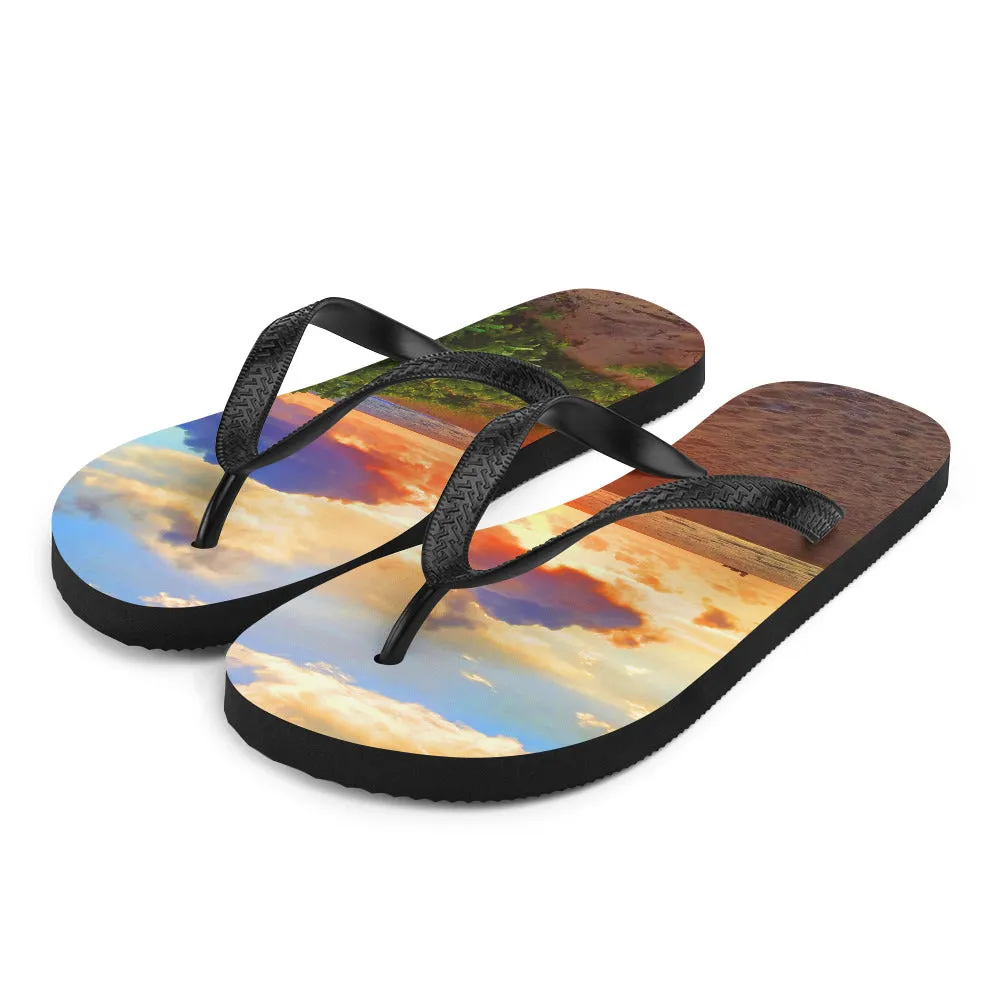 Sunrise Soles Flip Flops: Step into Florida's Dawn