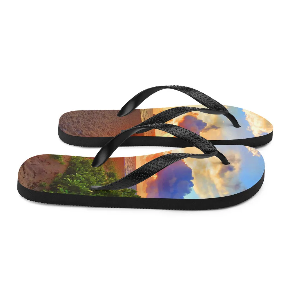 Sunrise Soles Flip Flops: Step into Florida's Dawn