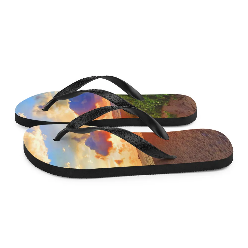 Sunrise Soles Flip Flops: Step into Florida's Dawn