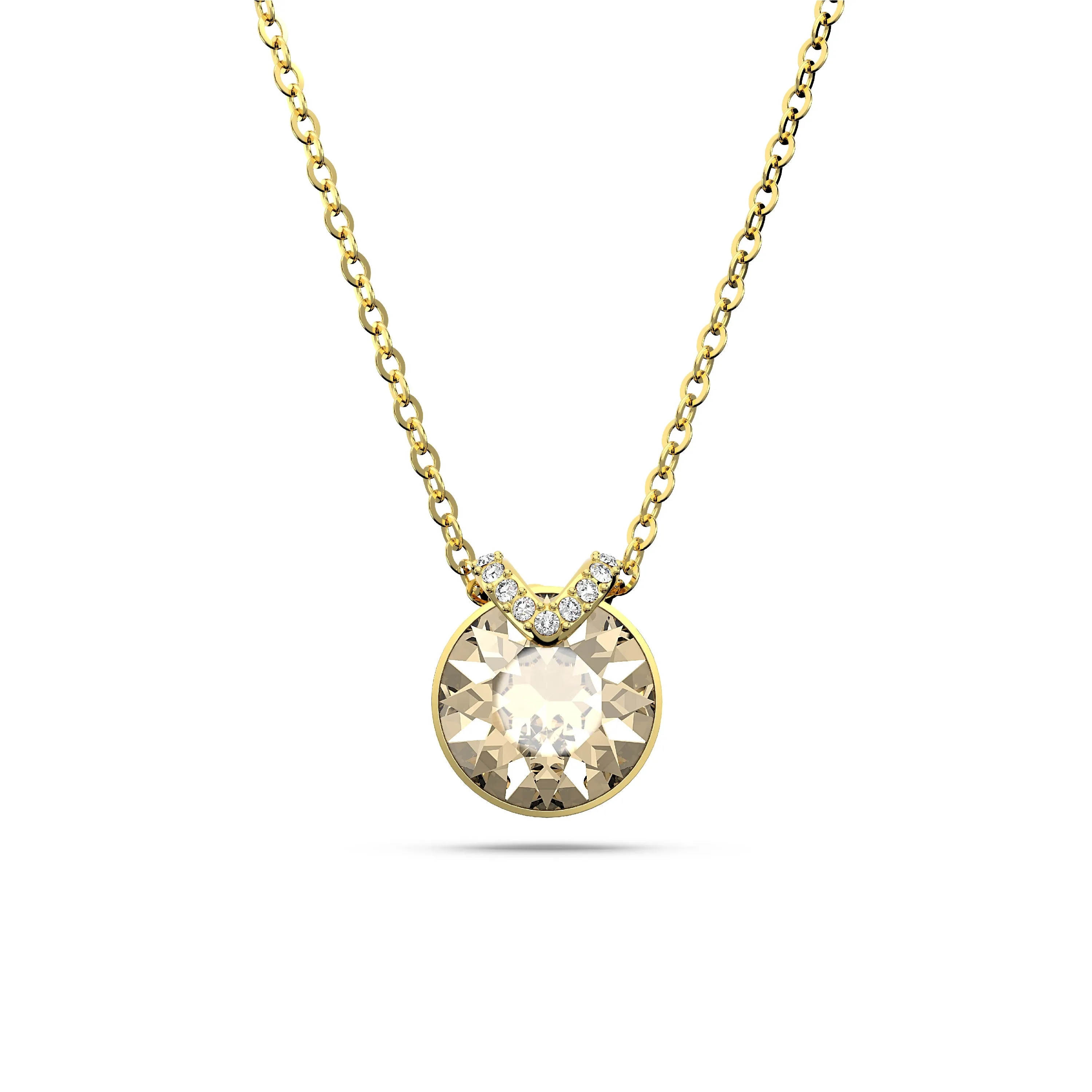 Swarovski Bella Gold Tone V Necklace