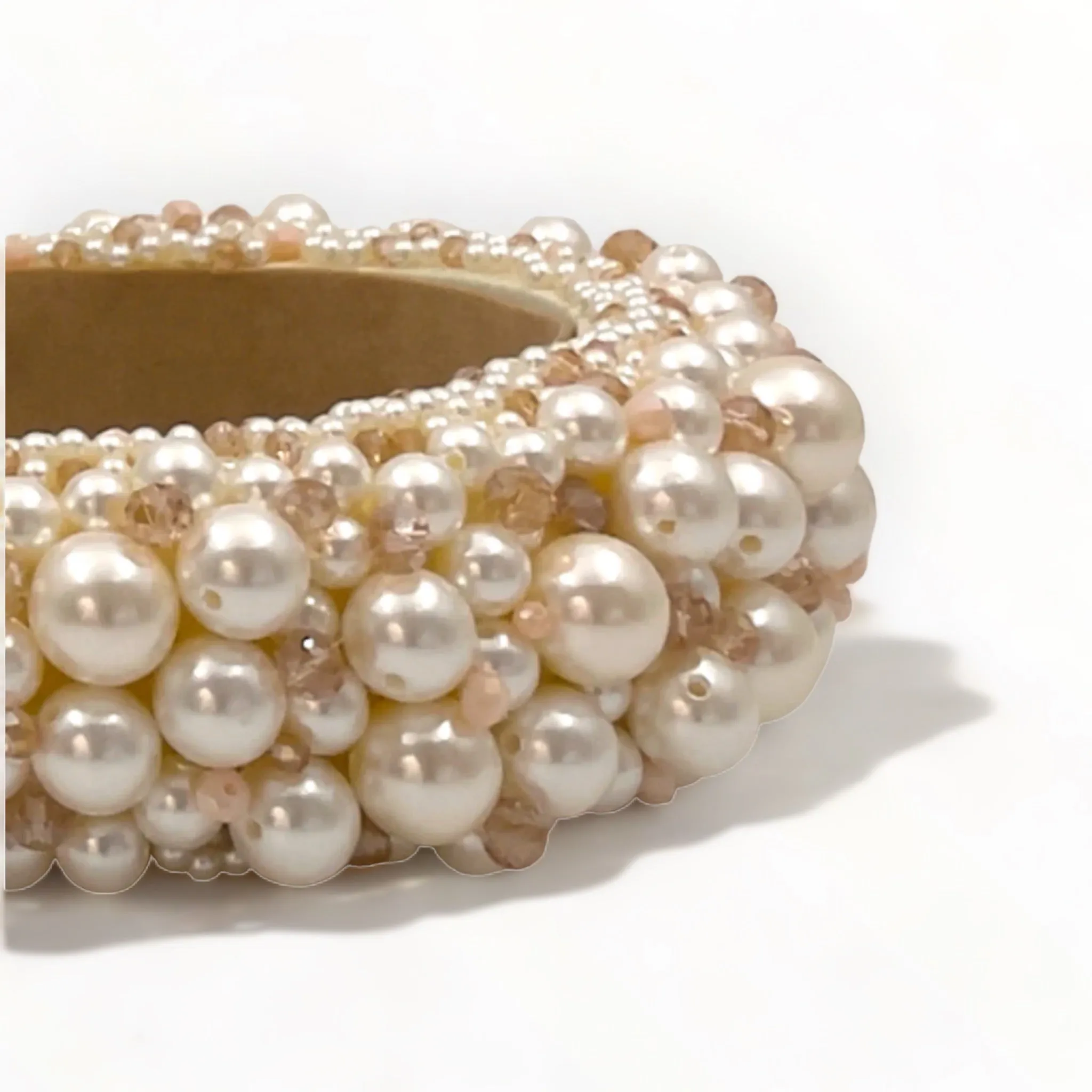 Taylor Blush Pearl Headband