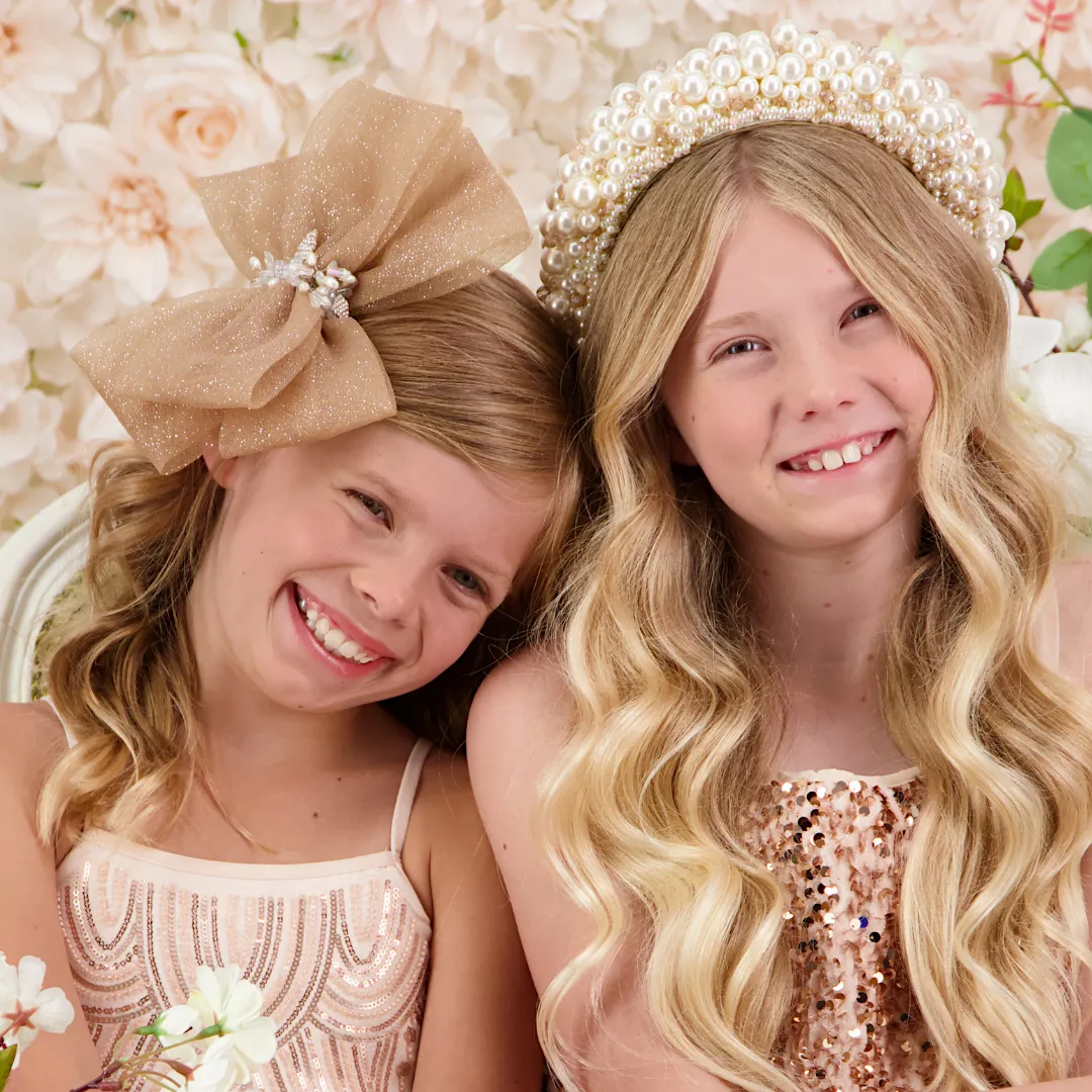 Taylor Blush Pearl Headband