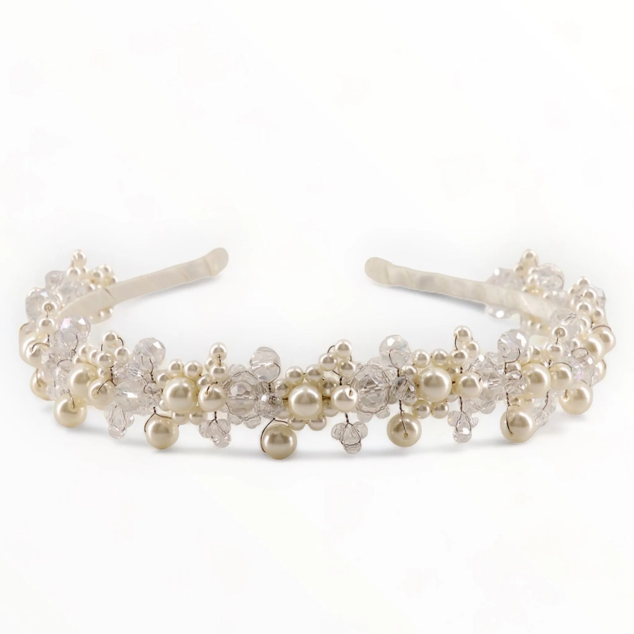 The Caressa Classic Pearl Designer Headband
