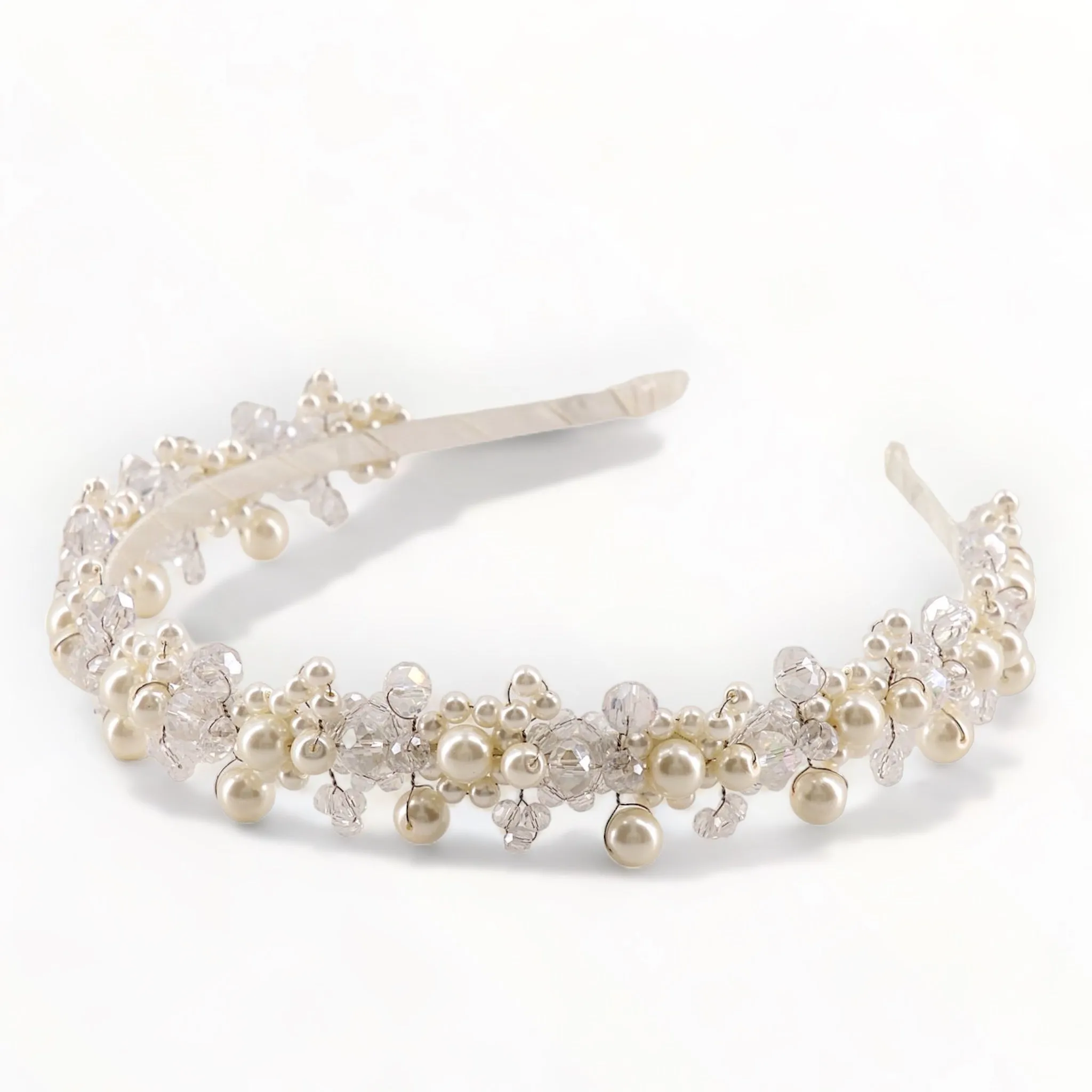 The Caressa Classic Pearl Designer Headband