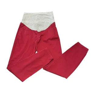 Thyme Maternity Red PANTS Size S