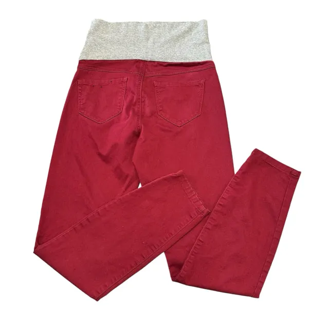 Thyme Maternity Red PANTS Size S