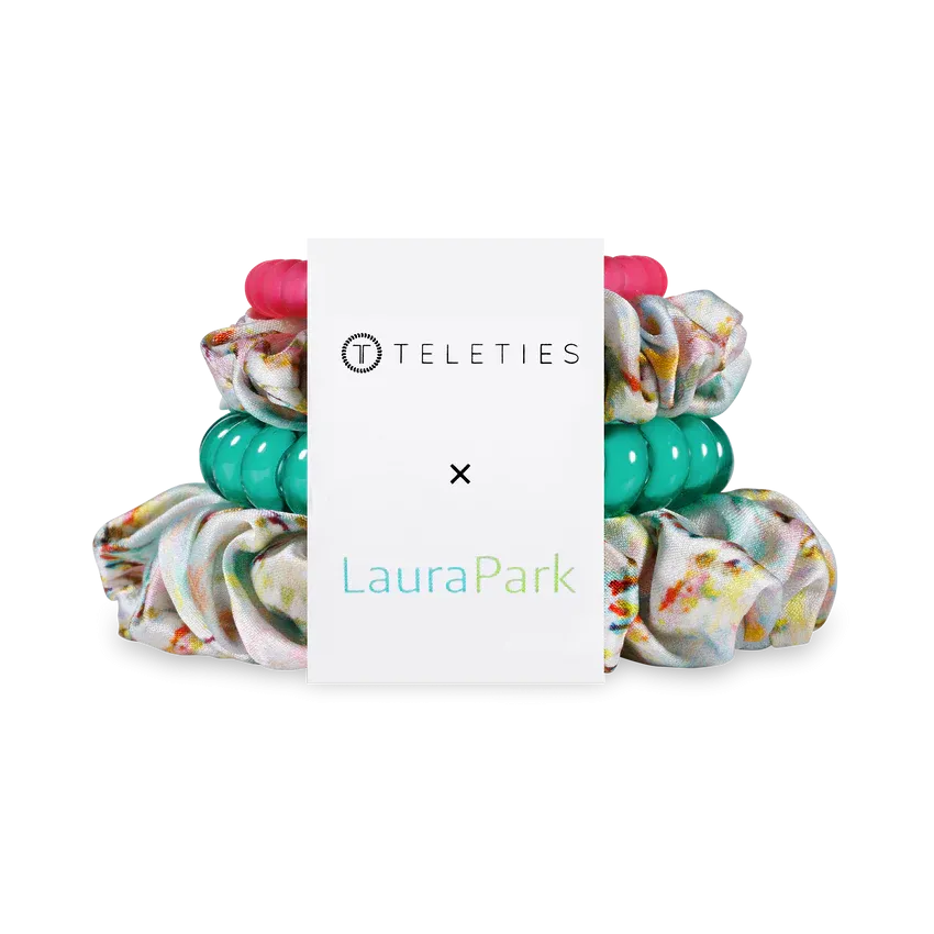 Ties & Scrunchies Mix Pack of 4 by Teleties x Laura Park - Brooks Avenue