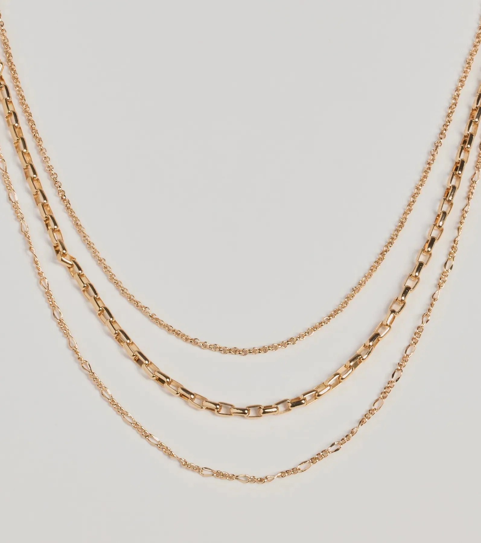 Timeless Charm Layered Chain Necklace