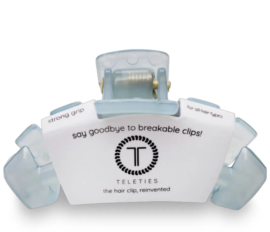 Tiny Teleties Claw Clip - Sky Blue