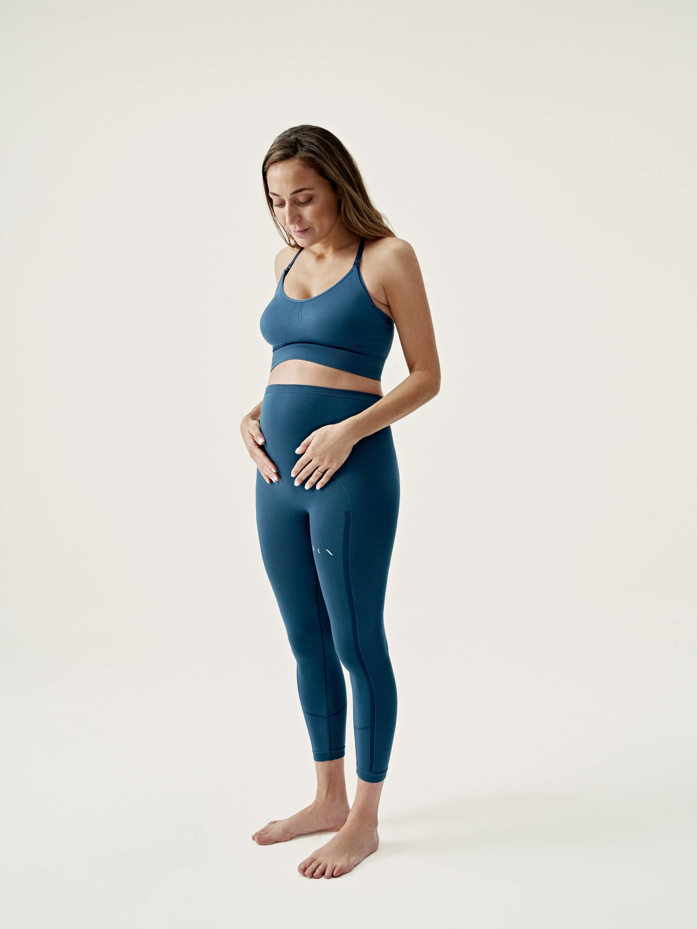 Top Maternity Deep Blue